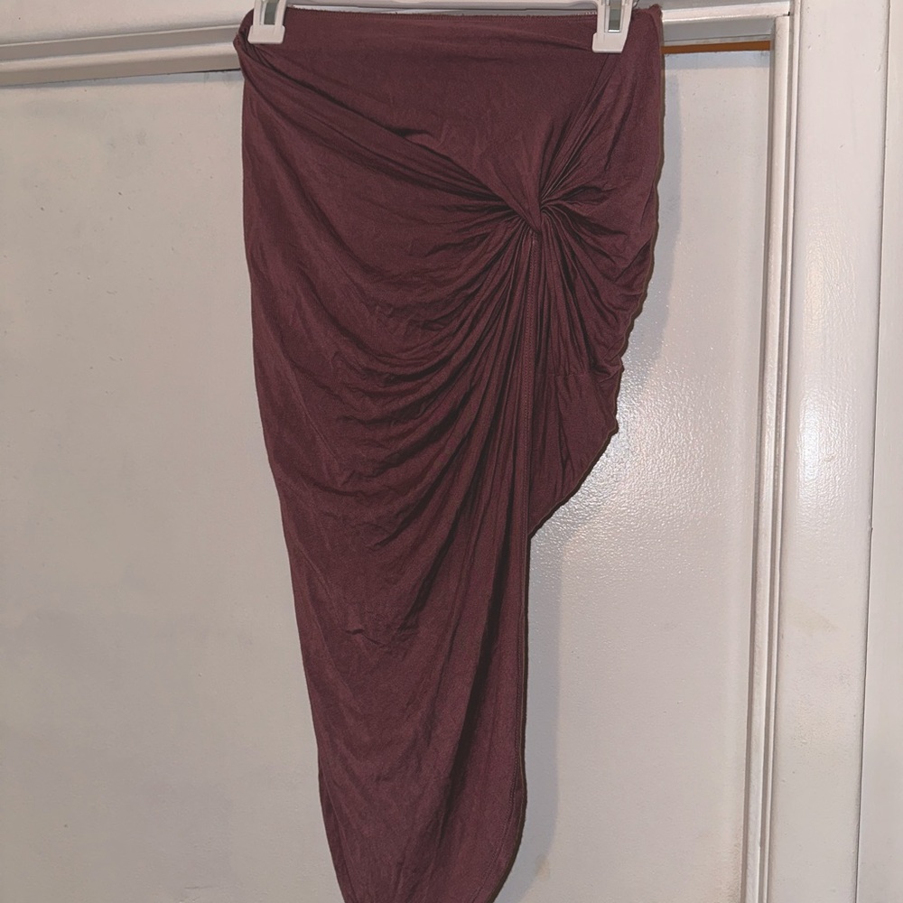 Charlotte Russe Scrunched Fitted Skirt Body Con